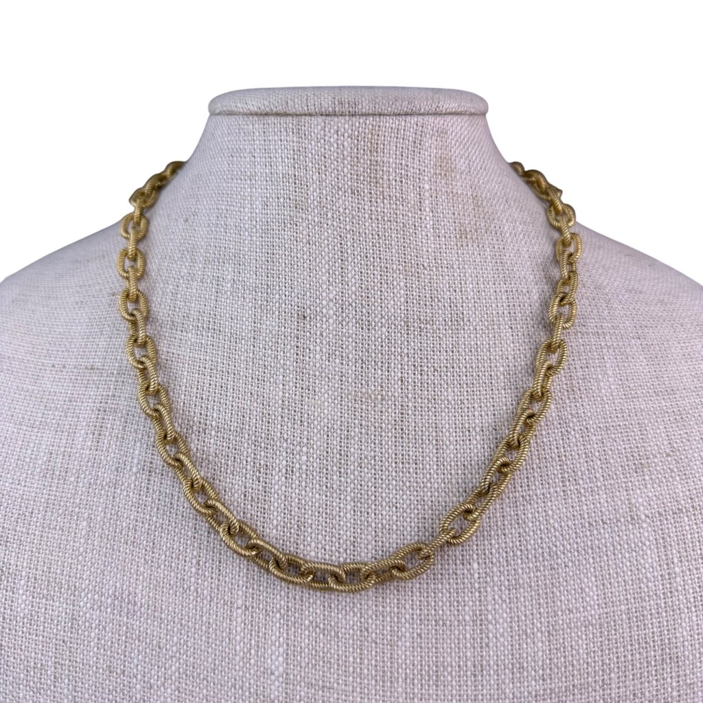 Jay Strongwater Womens Gold Tone Chain Toggle Clasp Necklace 300$